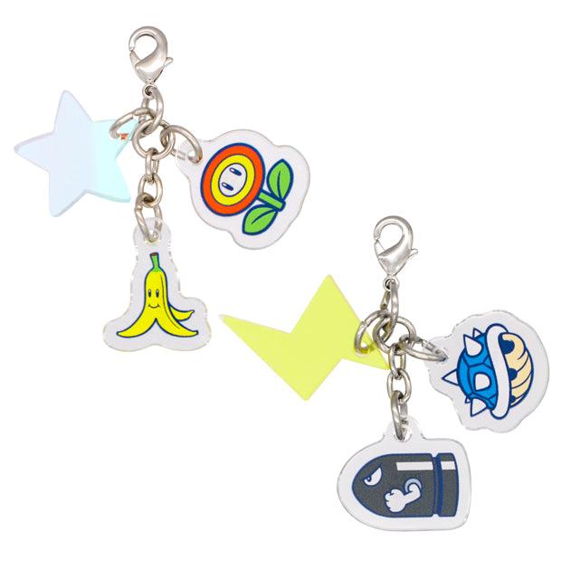 Ballpoint pen set with charm (2 pens)