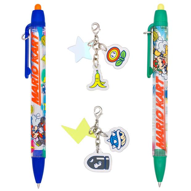 Ballpoint pen set with charm (2 pens)