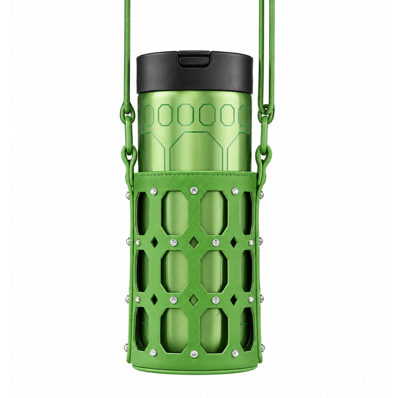 Nespresso x Swarovski travel Coffee mug and holder