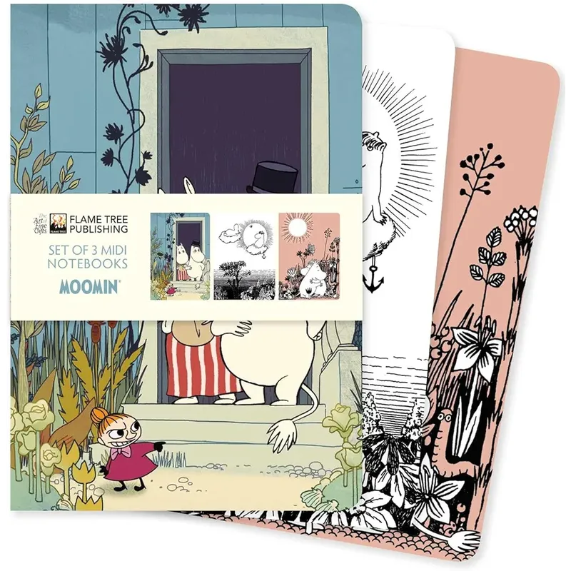 Moomin Set of 3 Midi Notebooks