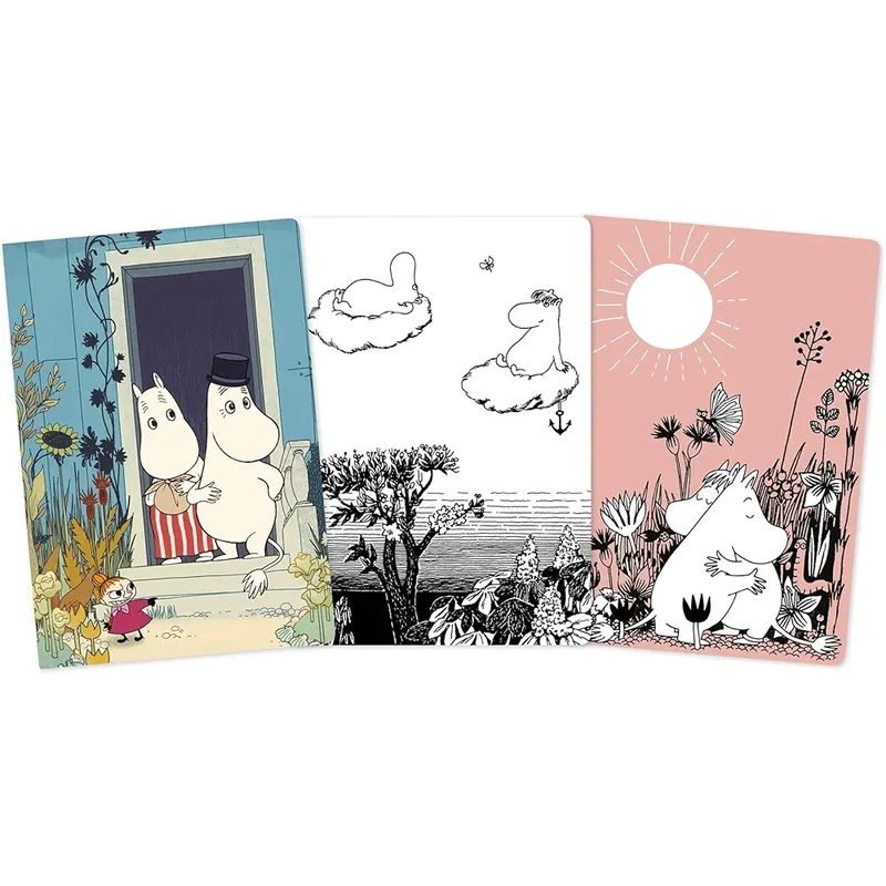 Moomin Set of 3 Midi Notebooks