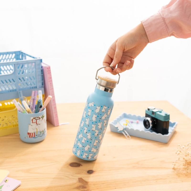 Moomintroll Water Bottle Lightblue