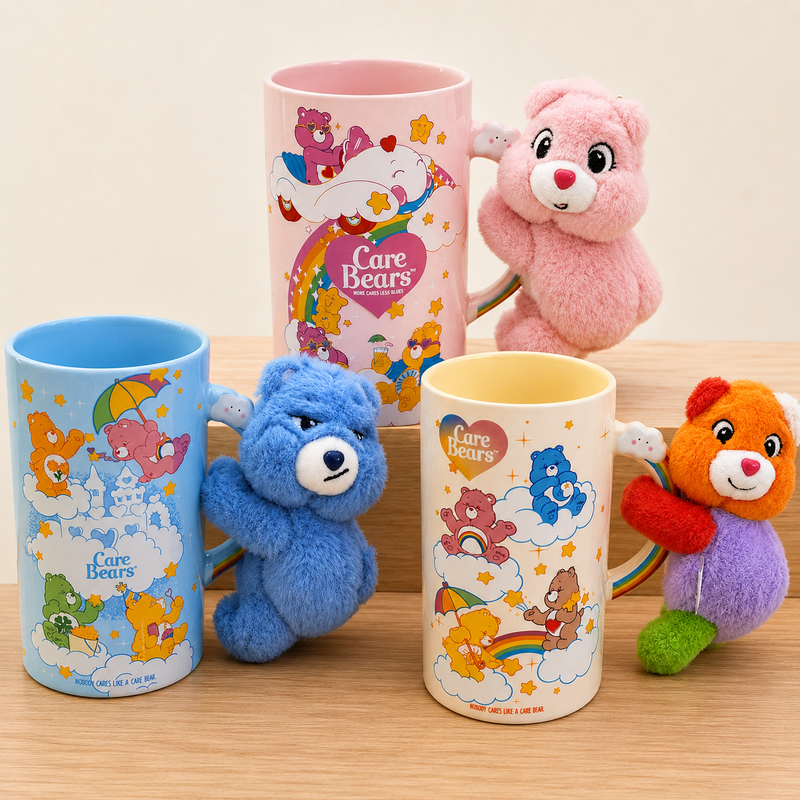 Care bear plush mugs