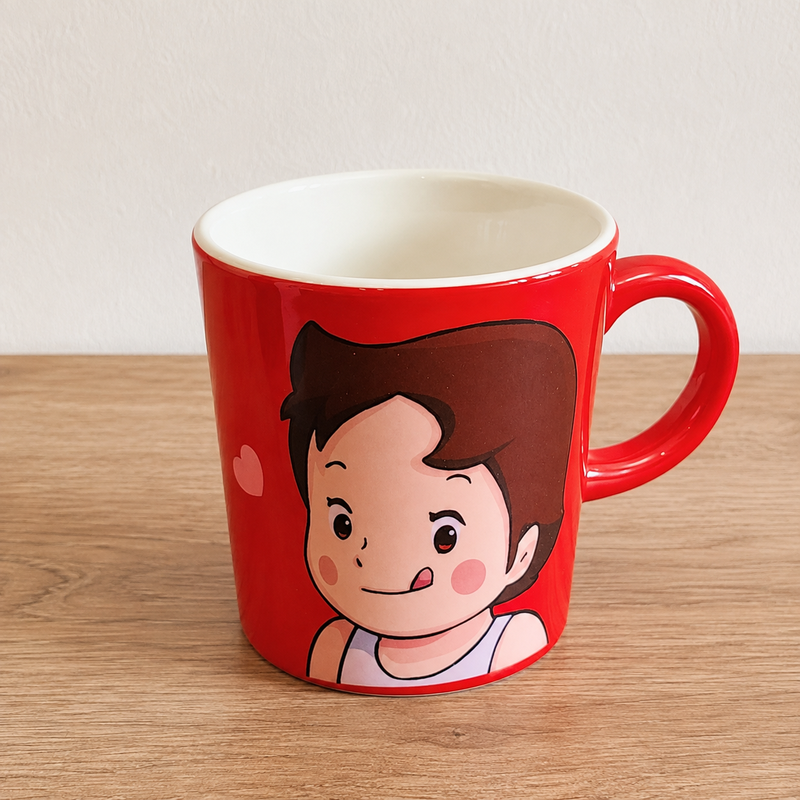 Heidi red mug