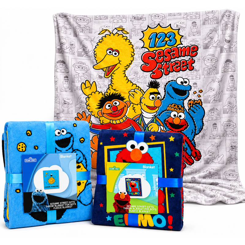 Sesame street blankets