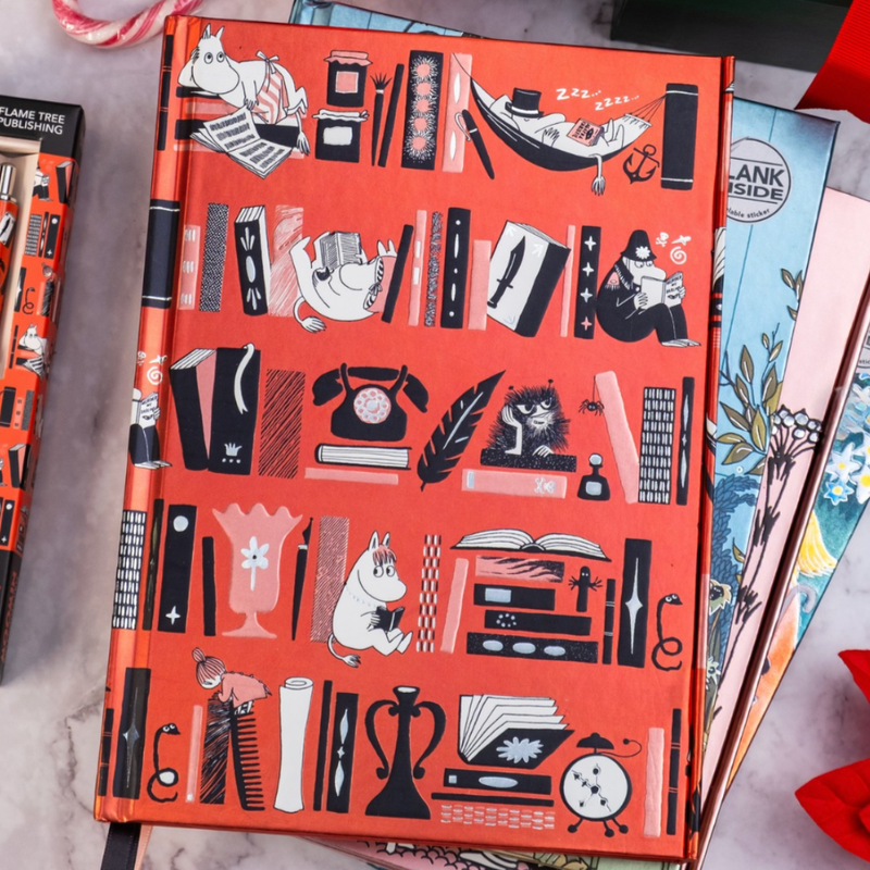 Moomin: Bookshelves (Foiled Journal)