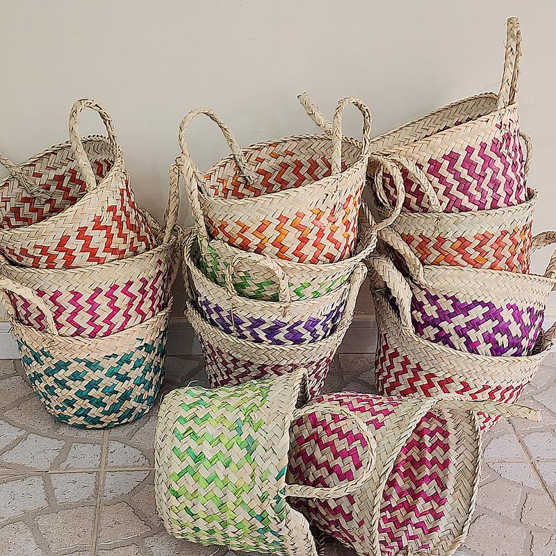 زبيل خوص وسط