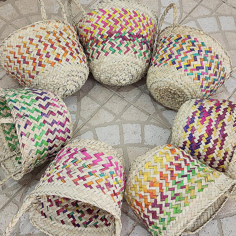 زبيل خوص وسط