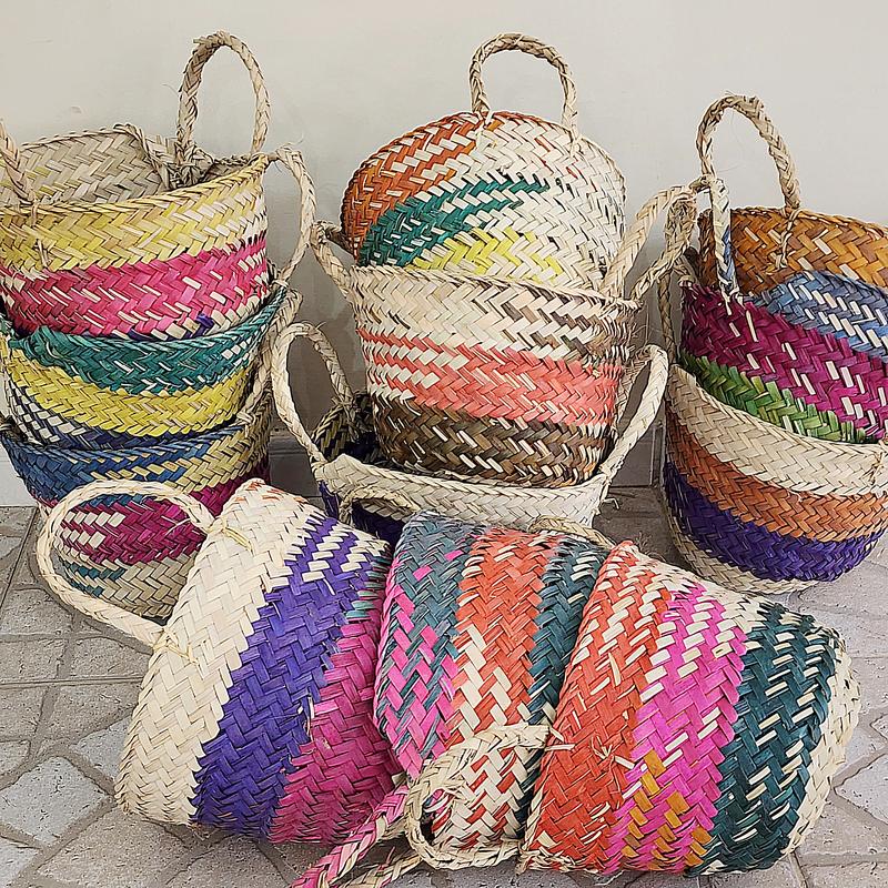 زبيل خوص وسط