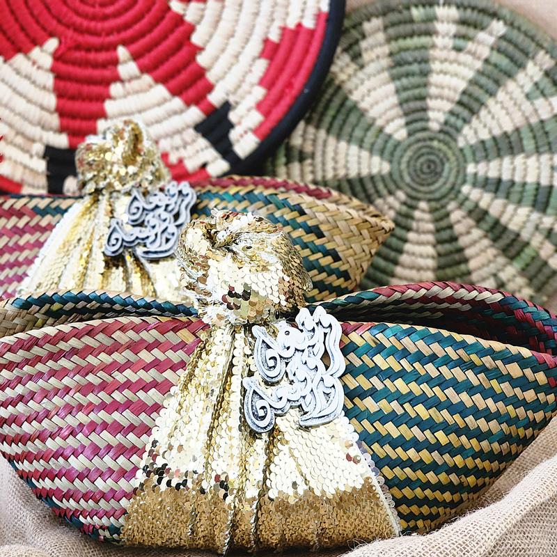 سلال ملفوفه ملونه