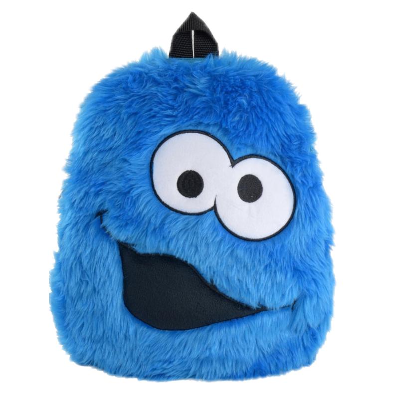 Sesame Street Cookie Monster Plush Backpack