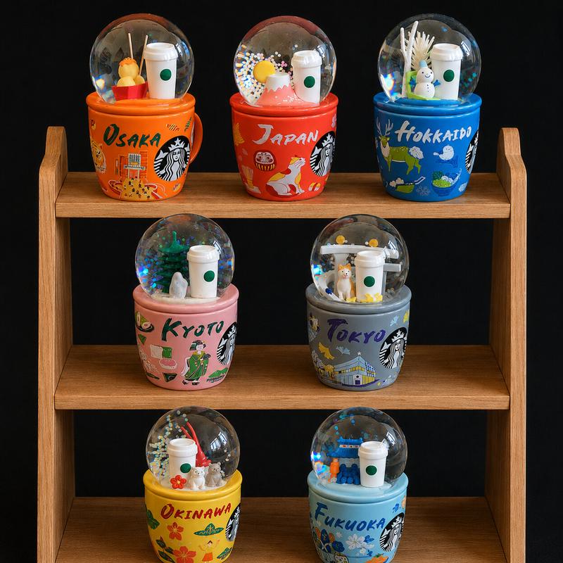 Boxed Collectible Snow Globe & Mug Set