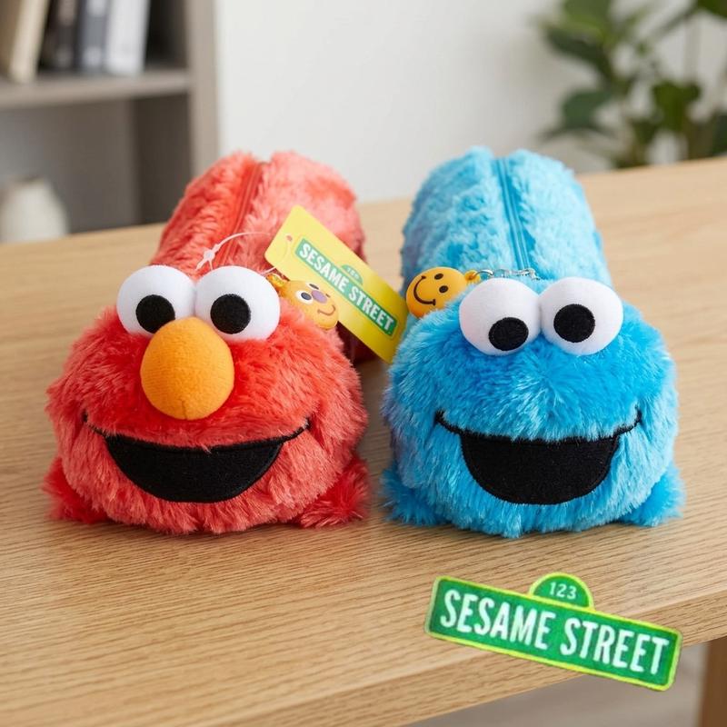 Sesams street plush Pencil case