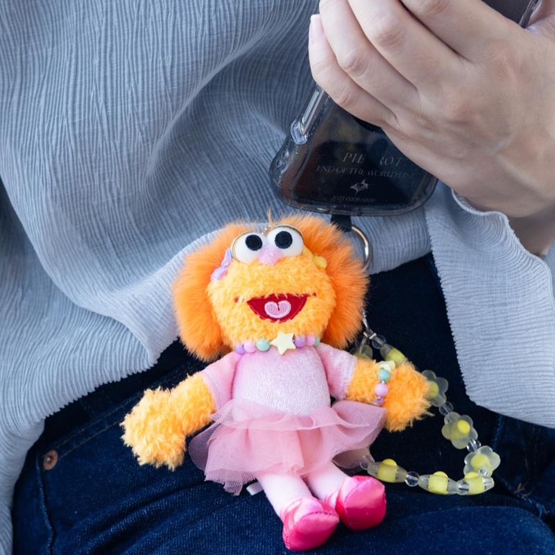 Sesame street plush keychain