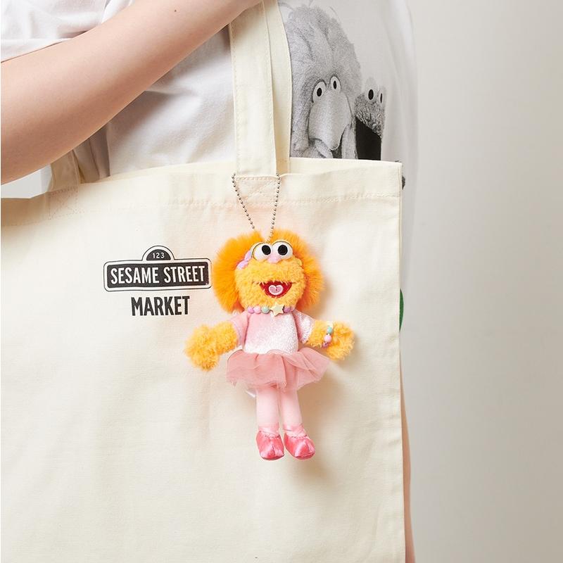 Sesame street plush keychain