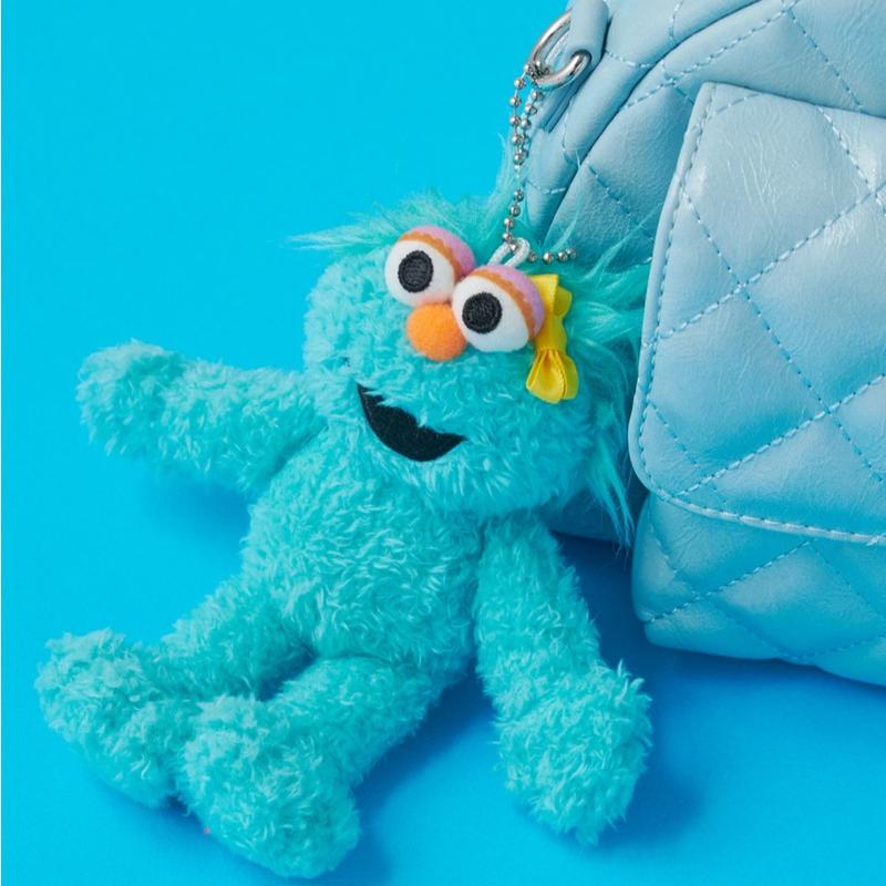 Sesame street plush keychain