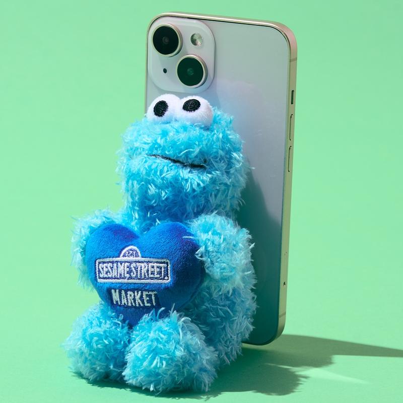 Plush smartphone stand