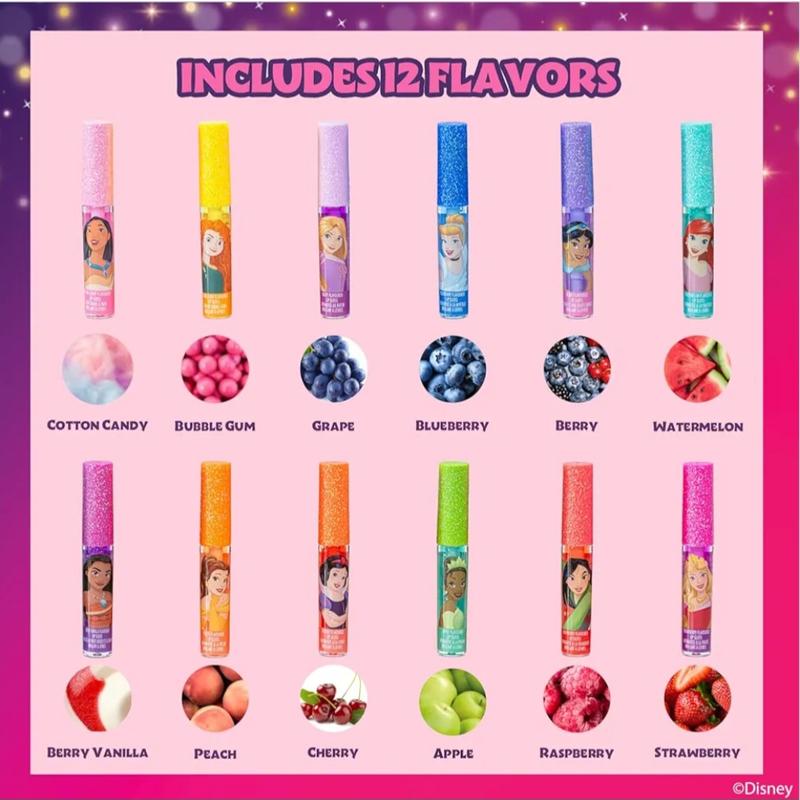Princess lip gloss set
