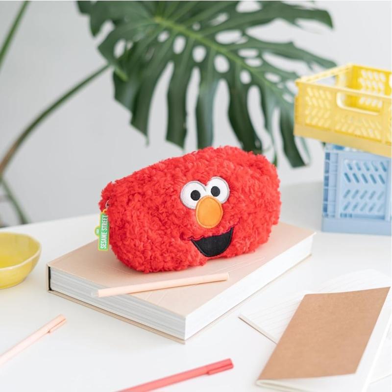 Sesame street plush pencil case