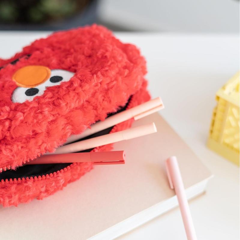 Sesame street plush pencil case