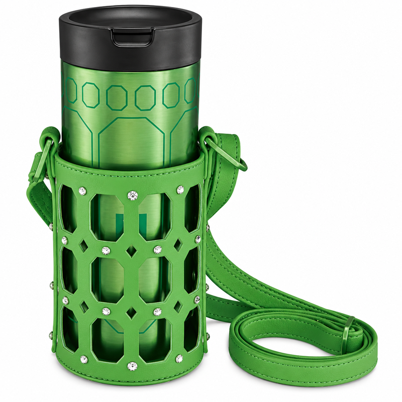 Nespresso x Swarovski travel Coffee mug and holder