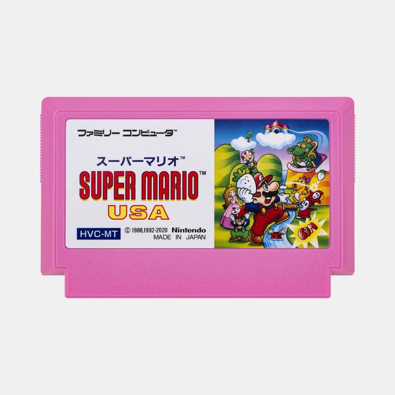 Super Mario USA memo pad with cassette-style case
