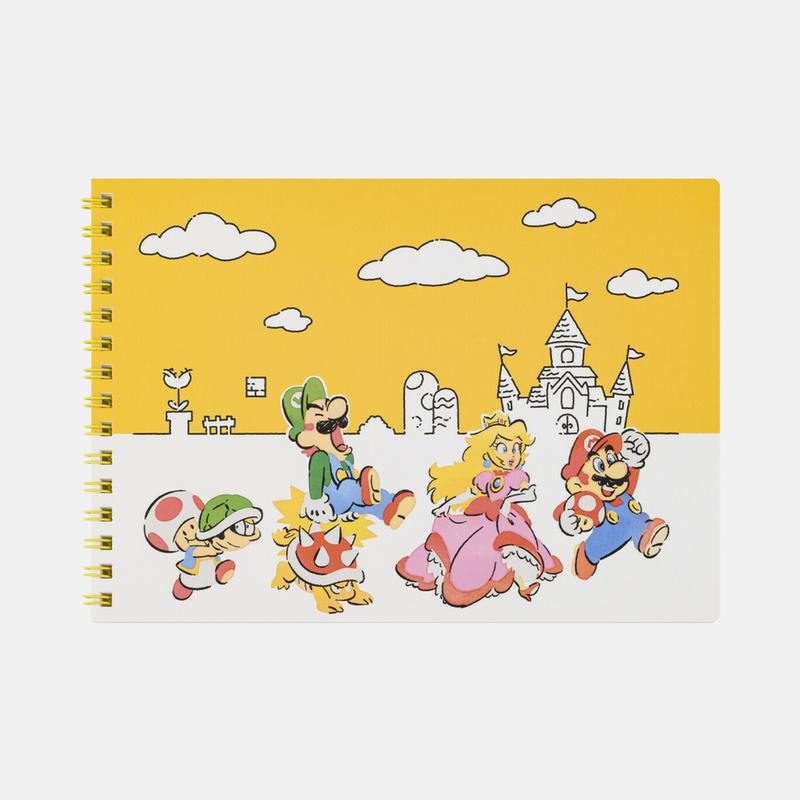 A5 Ring Notebook: Super Mario Family Life