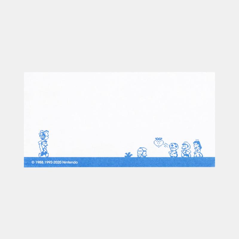 Super Mario USA memo pad with cassette-style case