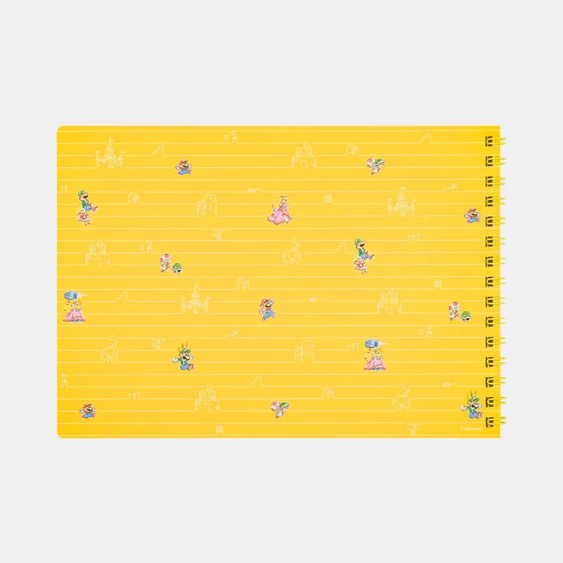 A5 Ring Notebook: Super Mario Family Life