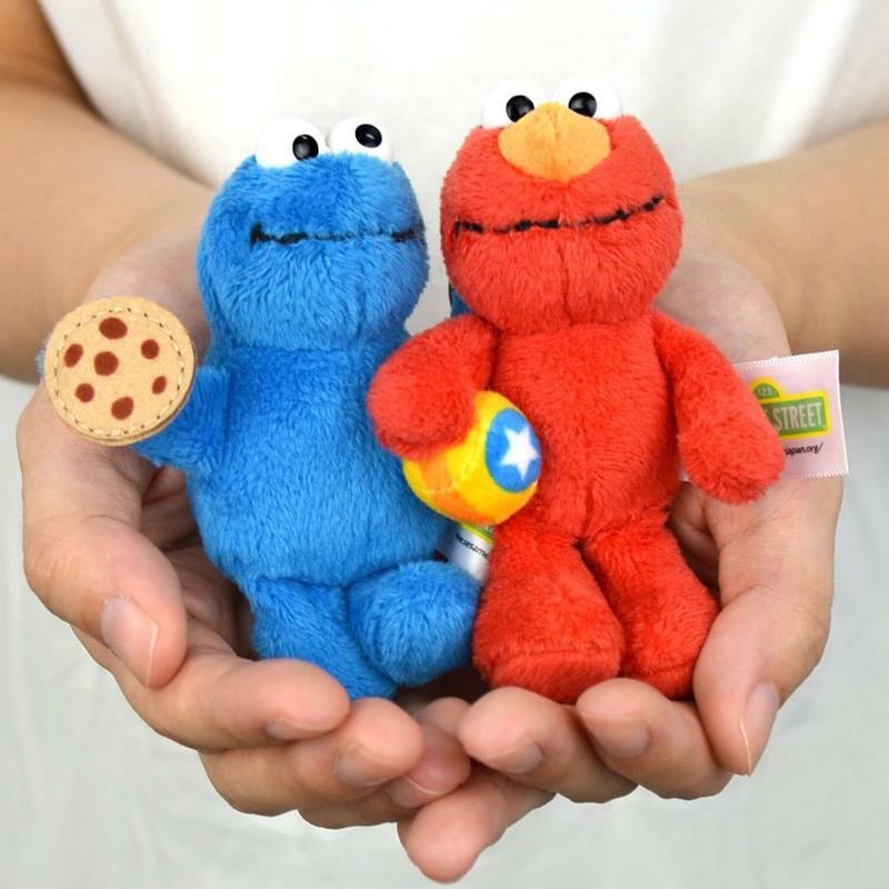 Sesame 10 cm plush keychain